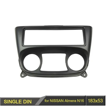 Radio 1 Din DVD stéréo - tableau de bord - cadre - pour Nissan Almera N16 2000-2006