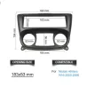 Radio 1 Din DVD stéréo - tableau de bord - cadre - pour Nissan Almera N16 2000-2006