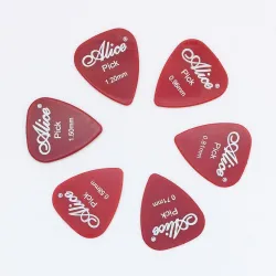 Médiators - 0.58mm - 0.71mm - 0.81mm - 0.96mm - 1.2mm - 1.5mm - 6 pièces