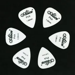 Gitarrplockar - 0,58 mm - 0,71 mm - 0,81 mm - 0,96 mm - 1,2 mm - 1,5 mm - 6 stycken