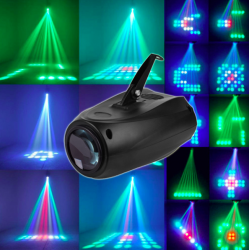 Sceniczna lampa laserowa - projektor świetlny - LED - 64 RGBW - 10WOświetlenie sceniczne i eventowe