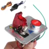 12V - LED rouge - démarrage moteur de voiture de course - interrupteur d'allumage à bouton-poussoir - bascule de panneau