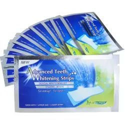 Professional teeth whitening - bleaching gel strips - 28 piecesMouth