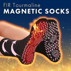 Turmalin selvopvarmende sokker - magnetisk terapi