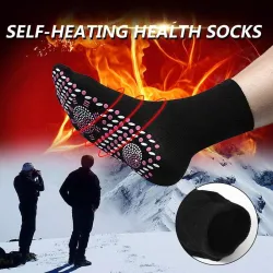 Chaussettes auto-chauffantes en tourmaline - magnétothérapie