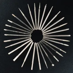Elektriske spikerborbits - sett 30 stk