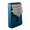 Piano Kalimba de 17 teclas - instrumento musical de madeira com martelo afinador