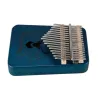 Piano Kalimba de 17 teclas - instrumento musical de madeira com martelo afinador