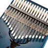 Kalimba-Klavier mit 17 Tasten - hölzernes Musikinstrument mit Stimmhammer