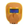 Auto darkening welding helmet - solar - leather maskHelmets