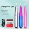 Mini elektryczna polerka do paznokci / wiertarka - zestaw z końcówkami - manicure / pedicure - 35000RPMWiertła Do Paznokci