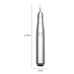 Mini elektryczna polerka do paznokci / wiertarka - zestaw z końcówkami - manicure / pedicure - 35000RPMWiertła Do Paznokci