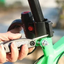 Kit de réparation de vélo multifonction 16 en 1
