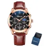 CHENXI - sports Quartz watch - waterproof - leather strap - brown / blackWatches