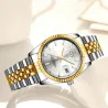 CHENXI - luksus Quartz ur - kronograf - dobbelt kalender - vandtæt - rustfrit stål