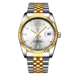 CHENXI - luksus Quartz ur - kronograf - dobbelt kalender - vandtæt - rustfrit stål