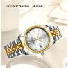 CHENXI - montre à quartz de luxe - chronographe - double calendrier - étanche - acier inoxydable