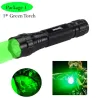 Q5 T6 - 5000lm - latarka LED - bateria 18650 - ładowarka USB - zielone światłoLatarka