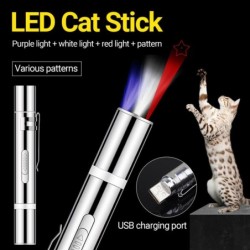 Laserstick - LED lys med mønstre - kæledyrslegetøj
