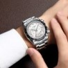 CHENXI - montre à quartz de luxe - lumineuse - étanche - acier inoxydable
