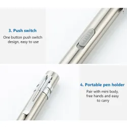 Mini USB zaklamp - verpleging - dokters - RVSZaklampen