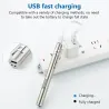 Mini USB flashlight - nursing - doctors - stainless steelTorches