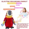 Perroquet parlant en peluche - répète ce que vous dites - agite ses ailes - jouet en peluche