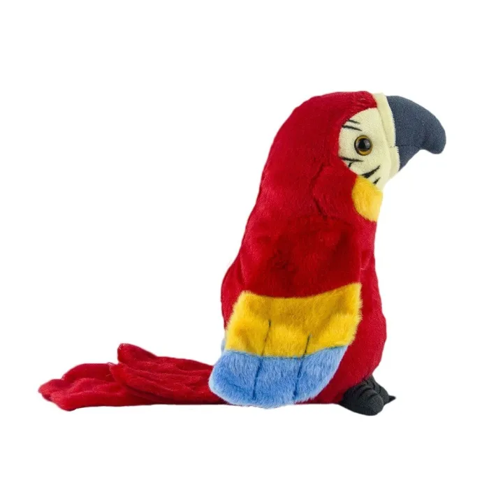 Animales de pelucheLoro parlante de peluche - repite lo que dices - agita sus alas - peluche