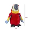 Perroquet parlant en peluche - répète ce que vous dites - agite ses ailes - jouet en peluche