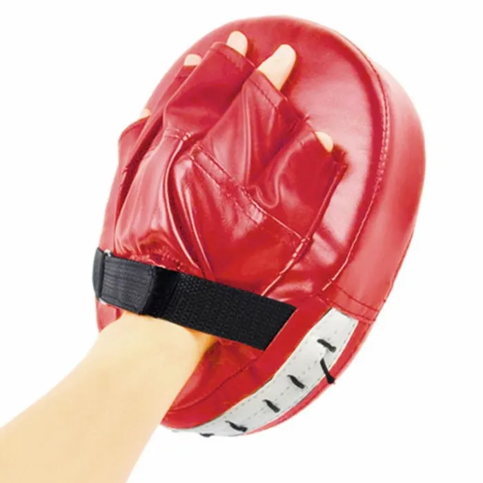 Luva de boxe plana de couro - treinamento / taekwondo / artes marciais / karate
