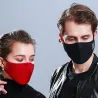 Mascherina protettiva viso/bocca - con 2 filtri a carboni attivi PM25 - riutilizzabile