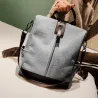 Mochila de couro vintage - bolsa de ombro - grande capacidade