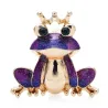 Sapo na coroa - broche