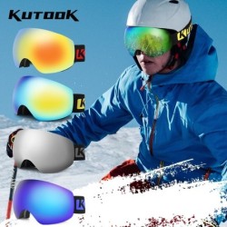 GafasKutook - gafas de esquí - lentes de doble capa a prueba de rayos UV - antivaho