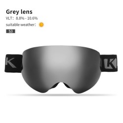 Kutook - Skibrille - doppelschichtige UV-beständige Linse - Antibeschlag