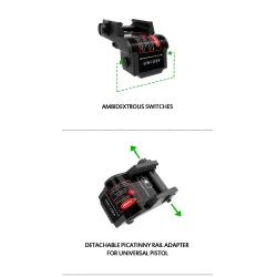 Aseen lasertähtäin - vihreä laserosoitin