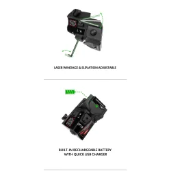 Gun laser sight - green laser pointerMilitary