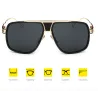 Gafas de solGafas de sol vintage/steampunk - montura de metal - oversize - unisex