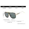 Gafas de solGafas de sol vintage/steampunk - montura de metal - oversize - unisex