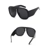 Grandes lunettes de soleil rondes - unisexe - UV 400
