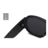 Grandes lunettes de soleil rondes - unisexe - UV 400