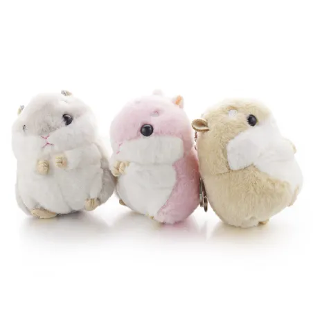 Mini hamster vedhæng - nøglering