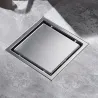Insert de carrelage - bonde de sol carrée - bonde de salle de bain / douche