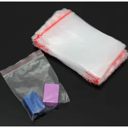 7 * 10 cm - glidelås - gjenlukkbar emballasje plastposer - 100 stykker
