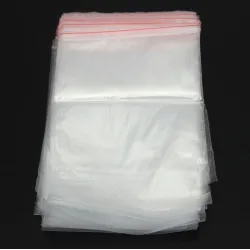 12 * 18cm - vetoketju - uudelleensuljettava pakkaus muovipussit - 100 kpl