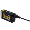 OKCELL - pile au lithium - rechargeable - USB - 9V - 800 mAh