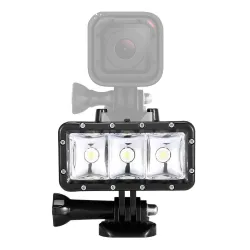 Undervands LED dykkerlys - til GoPro - 30 m