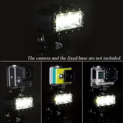 Undervanns LED dykkerlys - for GoPro - 30 m