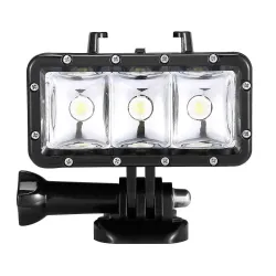 Undervanns LED dykkerlys - for GoPro - 30 m