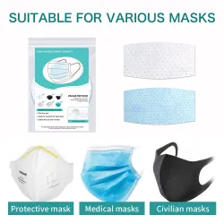 Replaceable face mask filter - filter padMouth masks